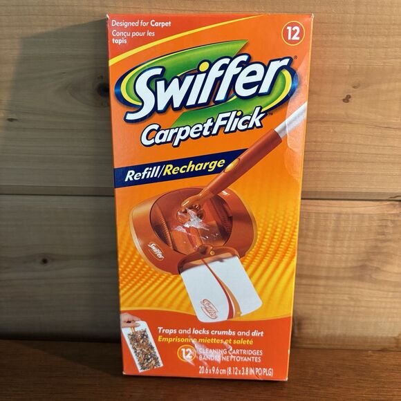 Swiffer Carpet Flick Refill Recharge Pack, 11out Of 12 count Open Box - Picture 1 of 4